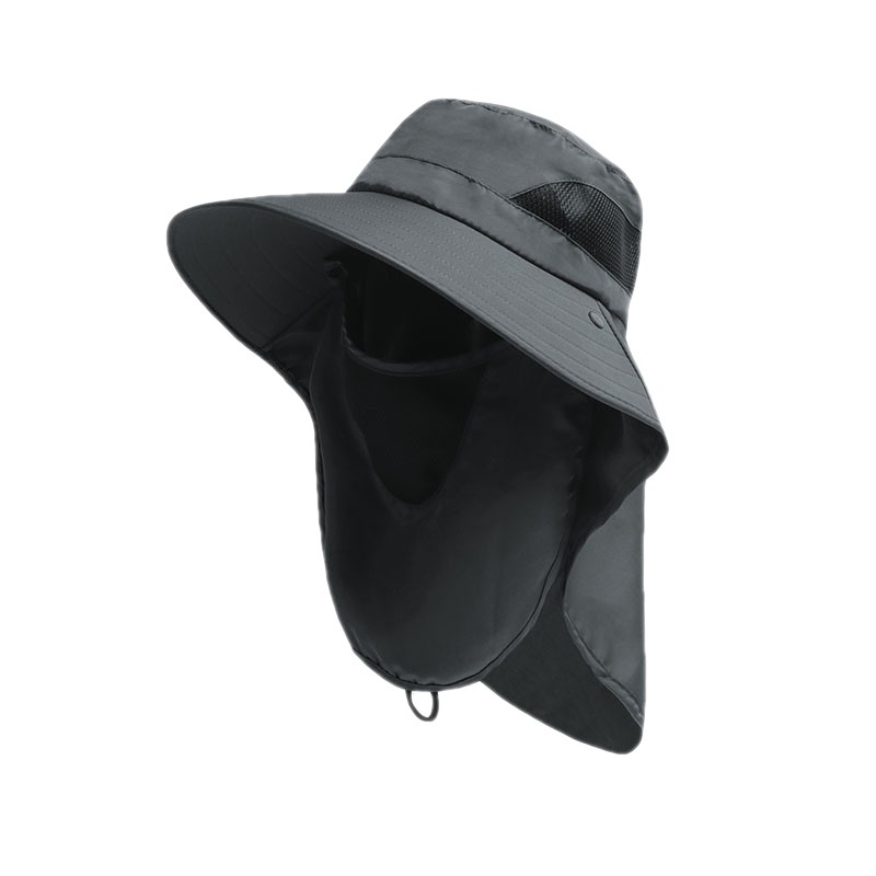 Men Fishing Sun Hat Face Mask  - огляд і ціна Bucket Hat Straw