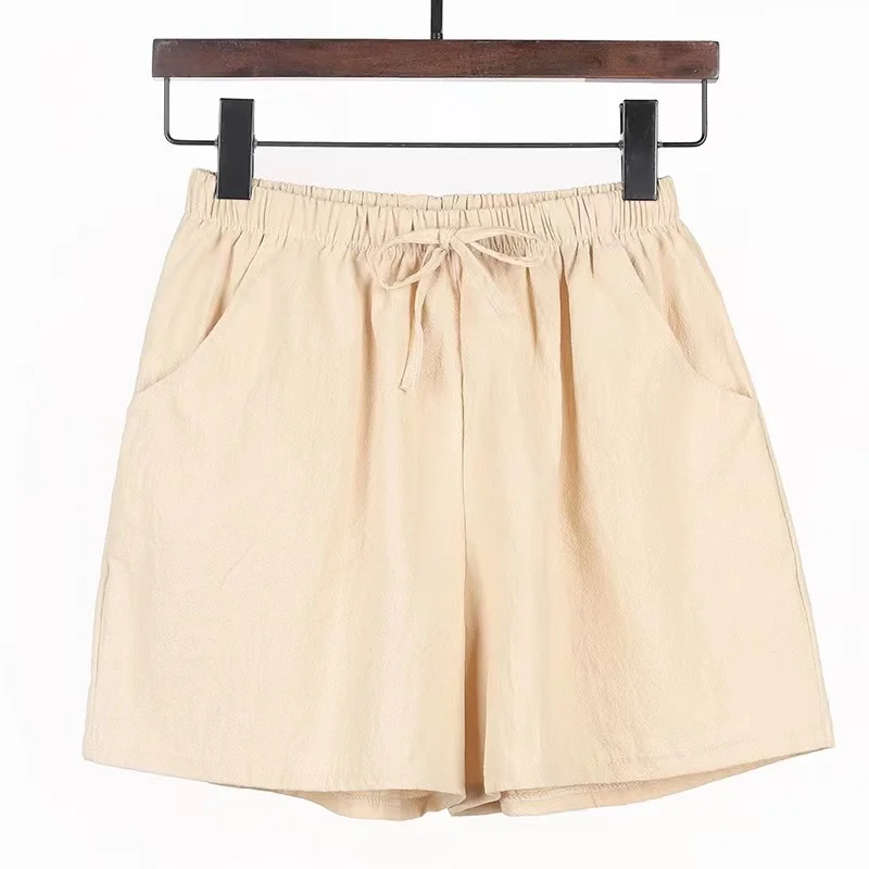 2024 New Summer Cotton Linen B - огляд і ціна Short Linen Drawstring