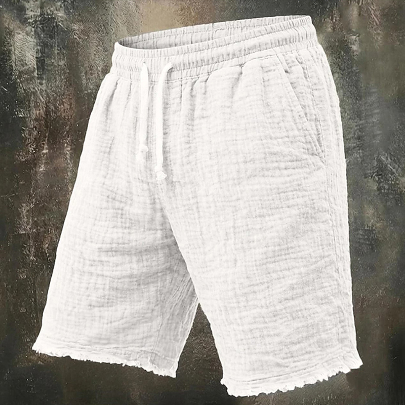 Fashionable Ripped Linen Short - огляд і ціна Short Linen Drawstring