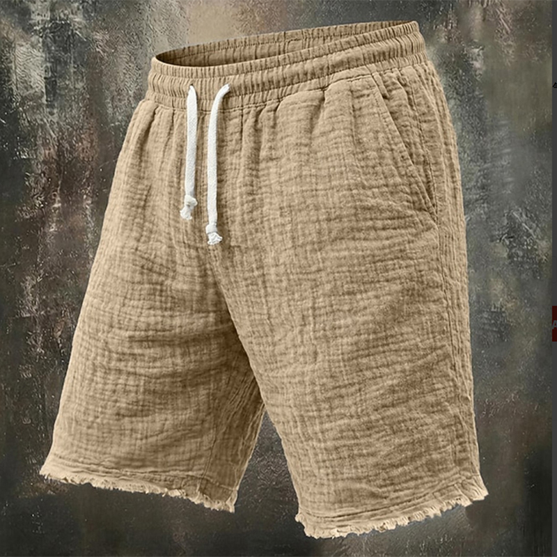Fashionable Ripped Linen Short - огляд і ціна Short Linen Drawstring